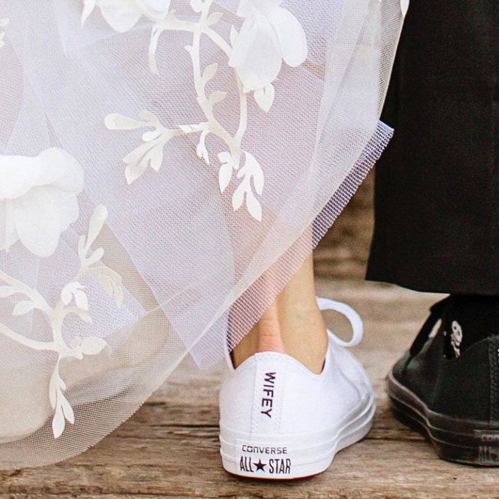 Custom Wedding Converse